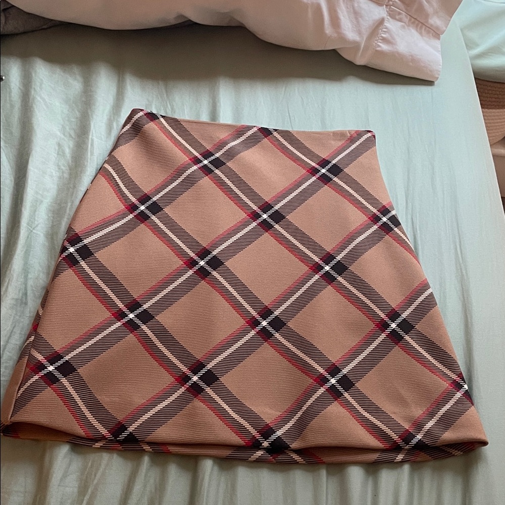 Plaid skirt